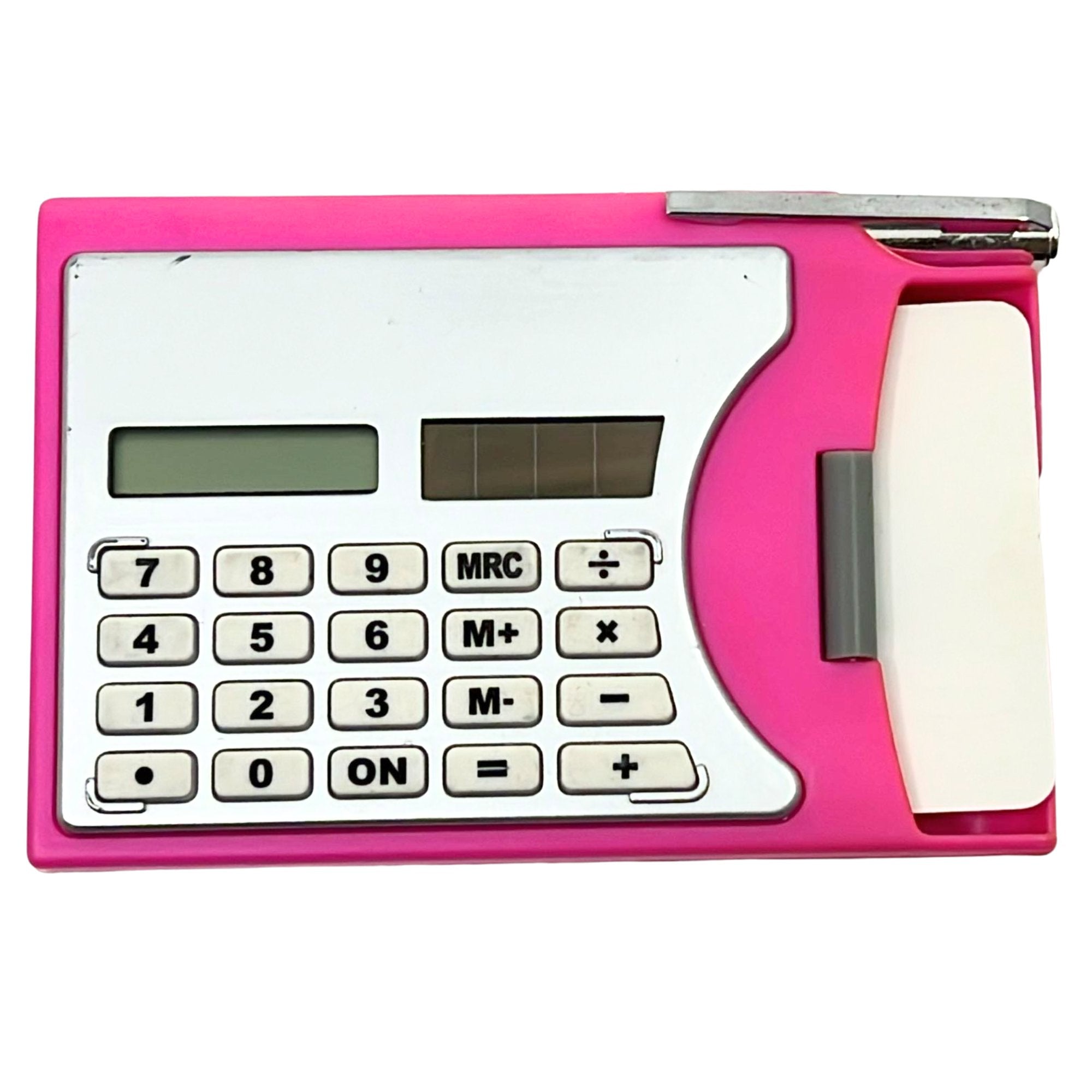 3 in 1 Compact Calculator with Cardholder and Pen: 2 Pcs Set calculator School product detail image