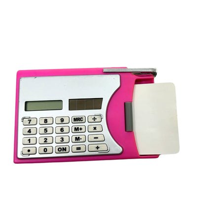  Compact Calculator with Cardholder and Pen