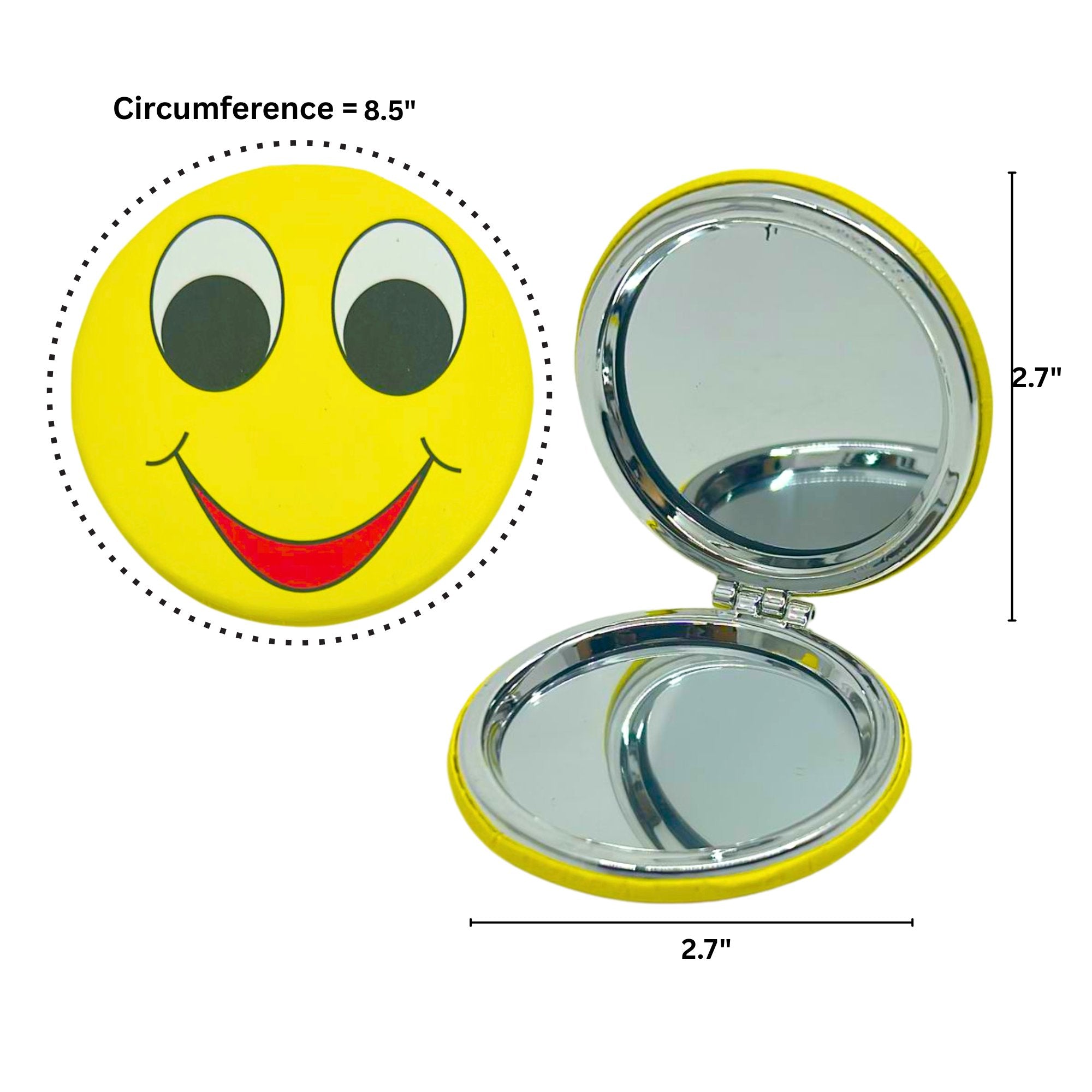 Dual Sides Portable Makeup Mirrors: 1 Pack Face Mirrors Holidays Gift Tools product detail image