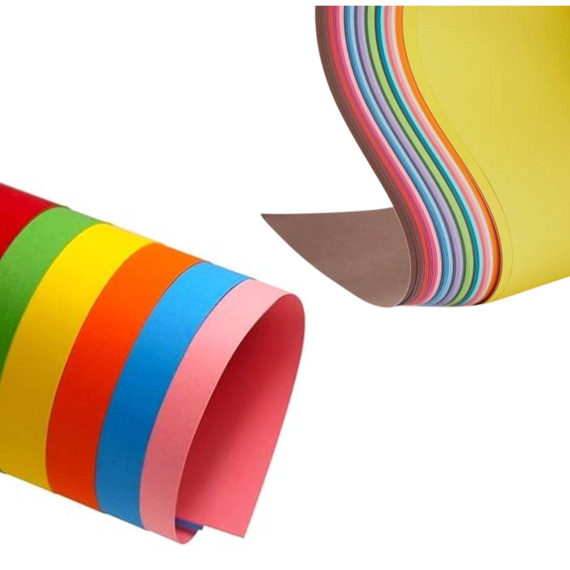 Construction Paper Pad 12 x 18 Inches, 18 Sheets 8 Assorted Colors: 1 Pack Book Paper lifestyle use image