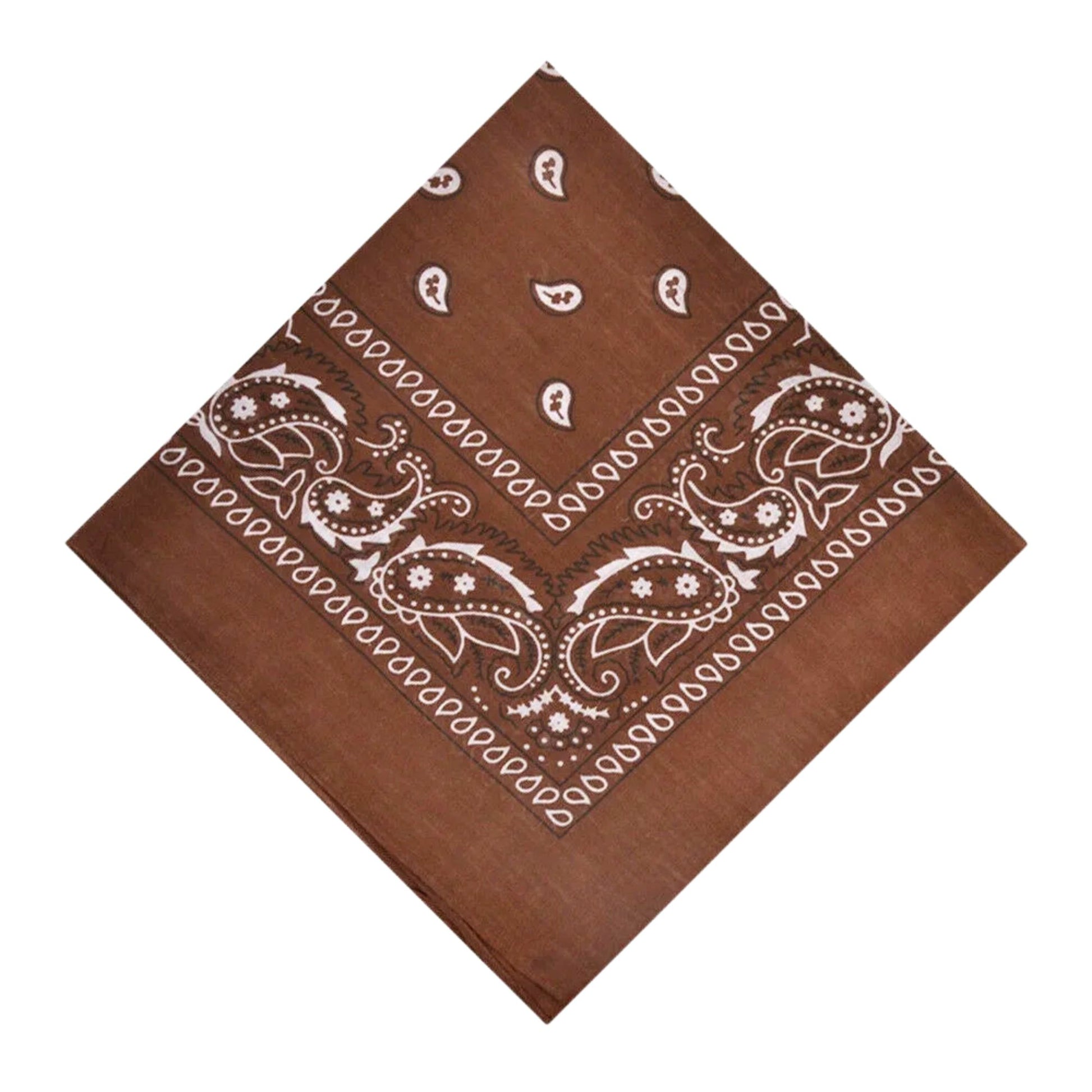 Unisex  Paisley Pattern 100% Cotton Bandana Head or Neck Scarf