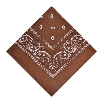 Unisex  Paisley Pattern 100% Cotton Bandana Head or Neck Scarf