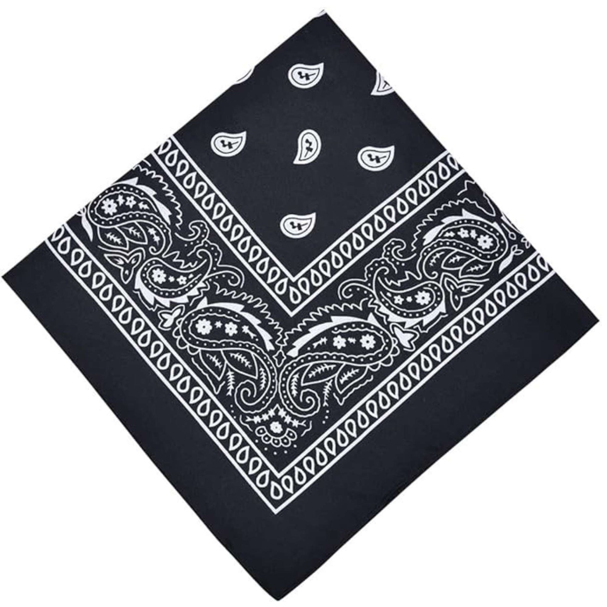 Unisex  Paisley Pattern 100% Cotton Bandana Head or Neck Scarf