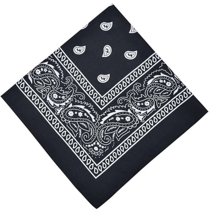 Unisex  Paisley Pattern 100% Cotton Bandana Head or Neck Scarf