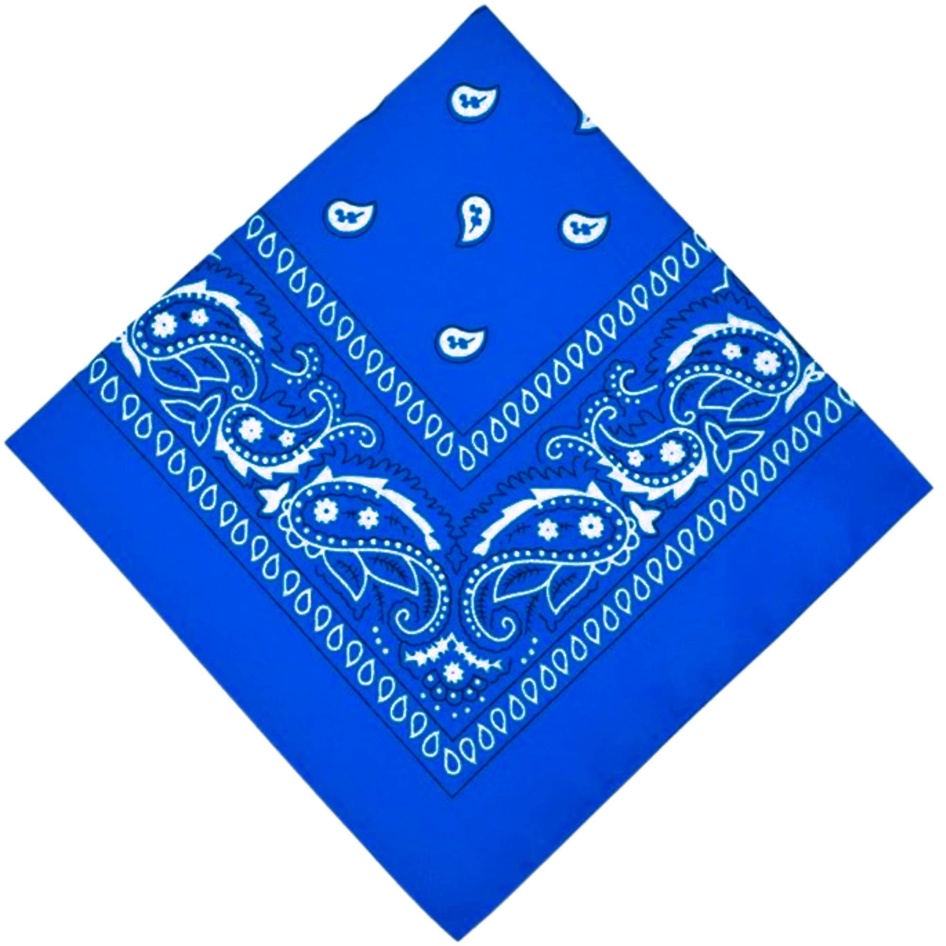 Unisex  Paisley Pattern 100% Cotton Bandana Head or Neck Scarf
