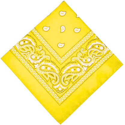 Unisex  Paisley Pattern 100% Cotton Bandana Head or Neck Scarf