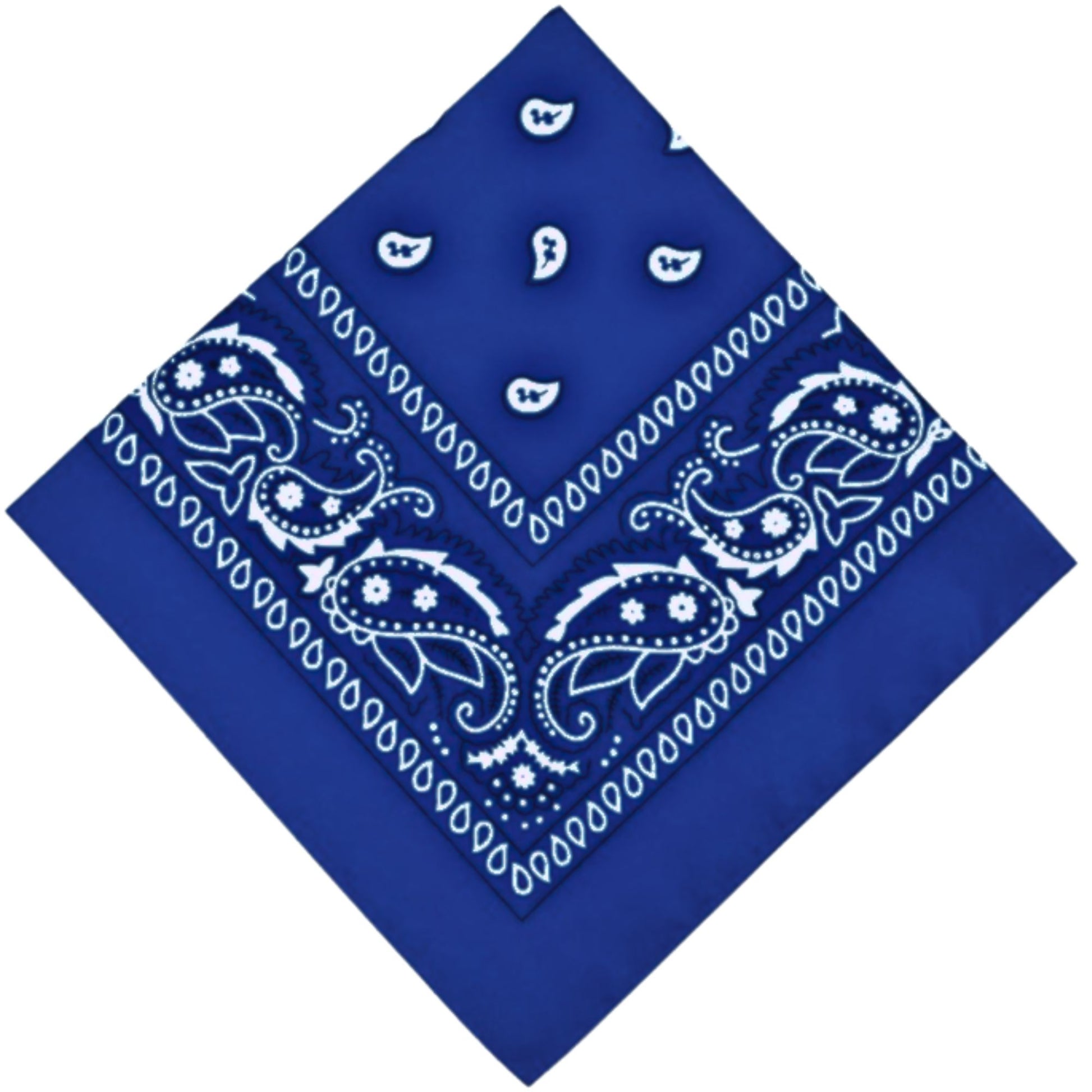 Unisex  Paisley Pattern 100% Cotton Bandana Head or Neck Scarf