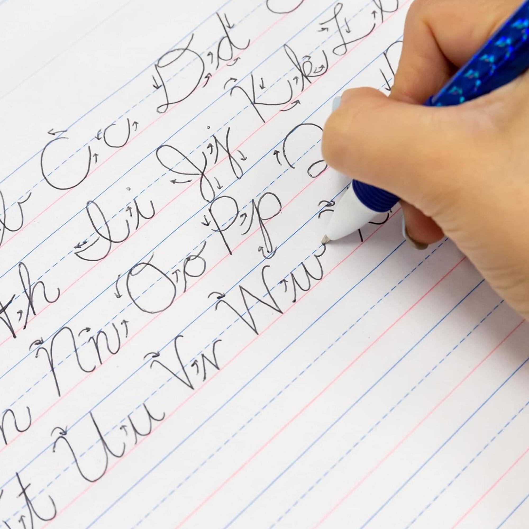 Cursive Writing Pad, 10.5 x 8 Inches 50 Sheets, Recommended for 2nd & 3rd Grades: 1 Pack Cursivve Writing Pad Book product