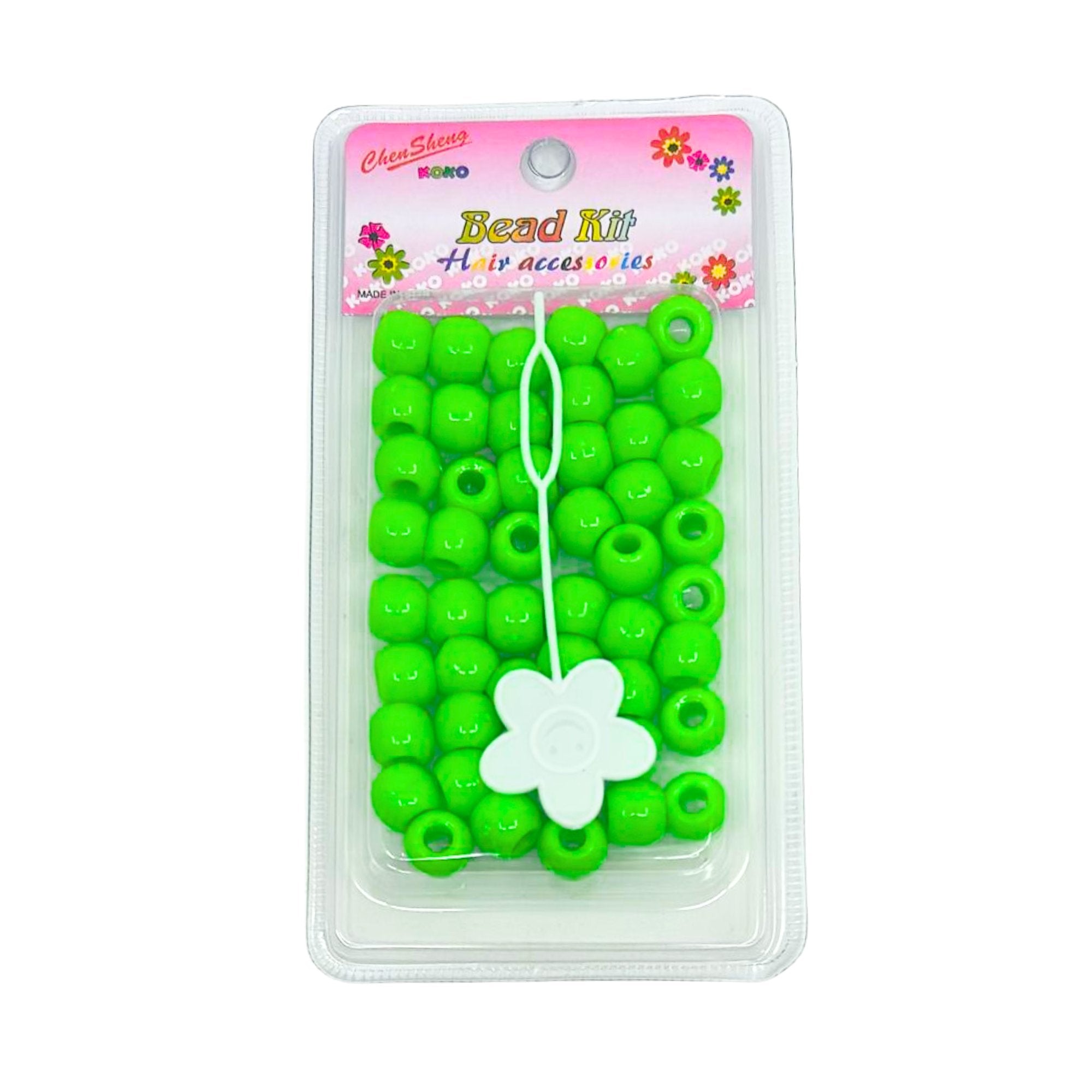 Deluxe Large Green Bead Kit: 50 Pack Bead Kit DIY main product image