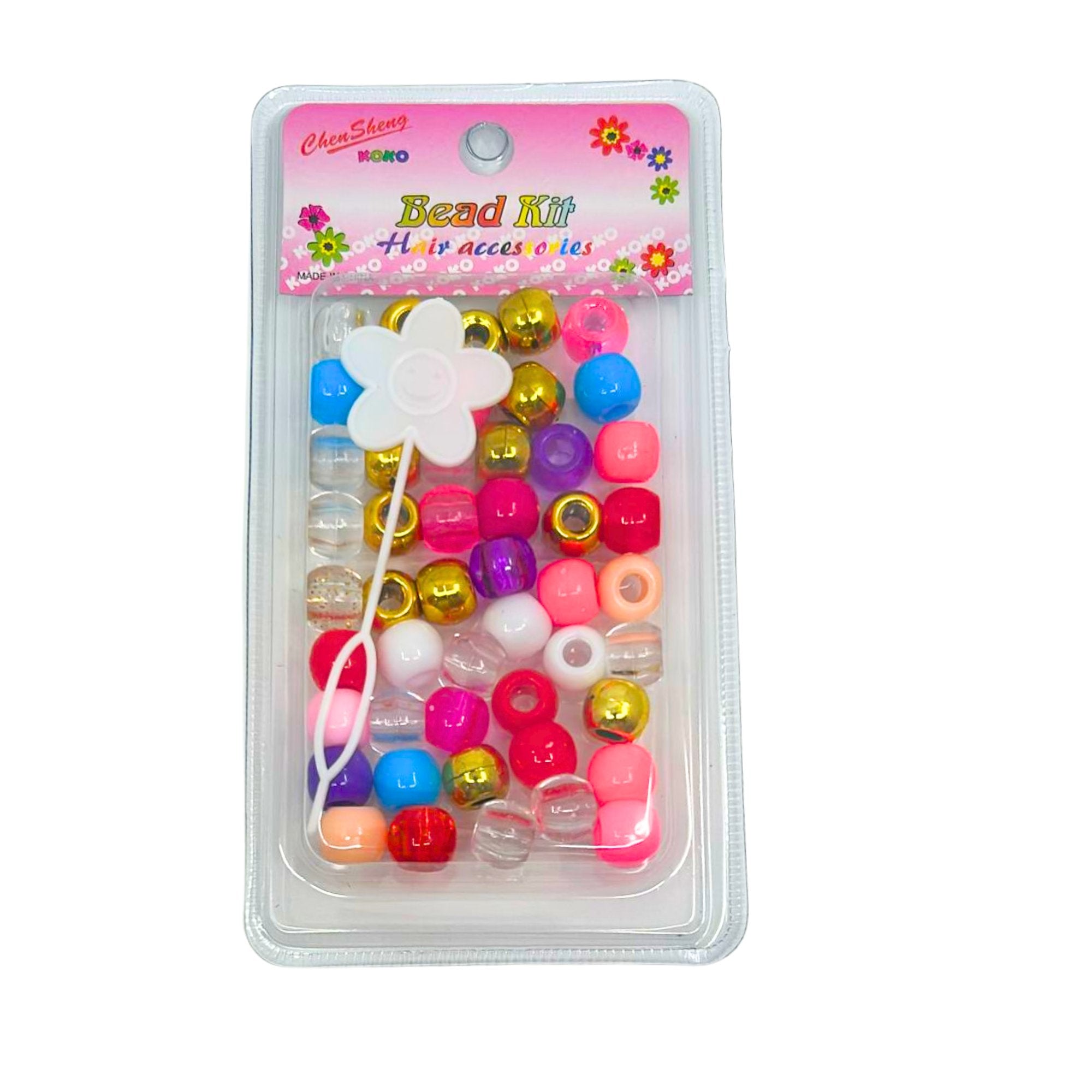Deluxe Large Multi Color Bead Kit: 50 Pack Bead kit DIY main product image