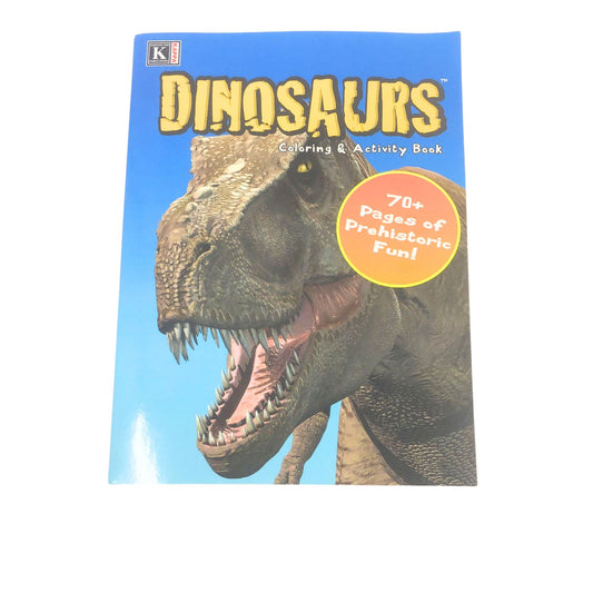 Dinosaurs Coloring and Activity Book for Kids – Roaring Fun with Prehistoric Puzzles and Pictures