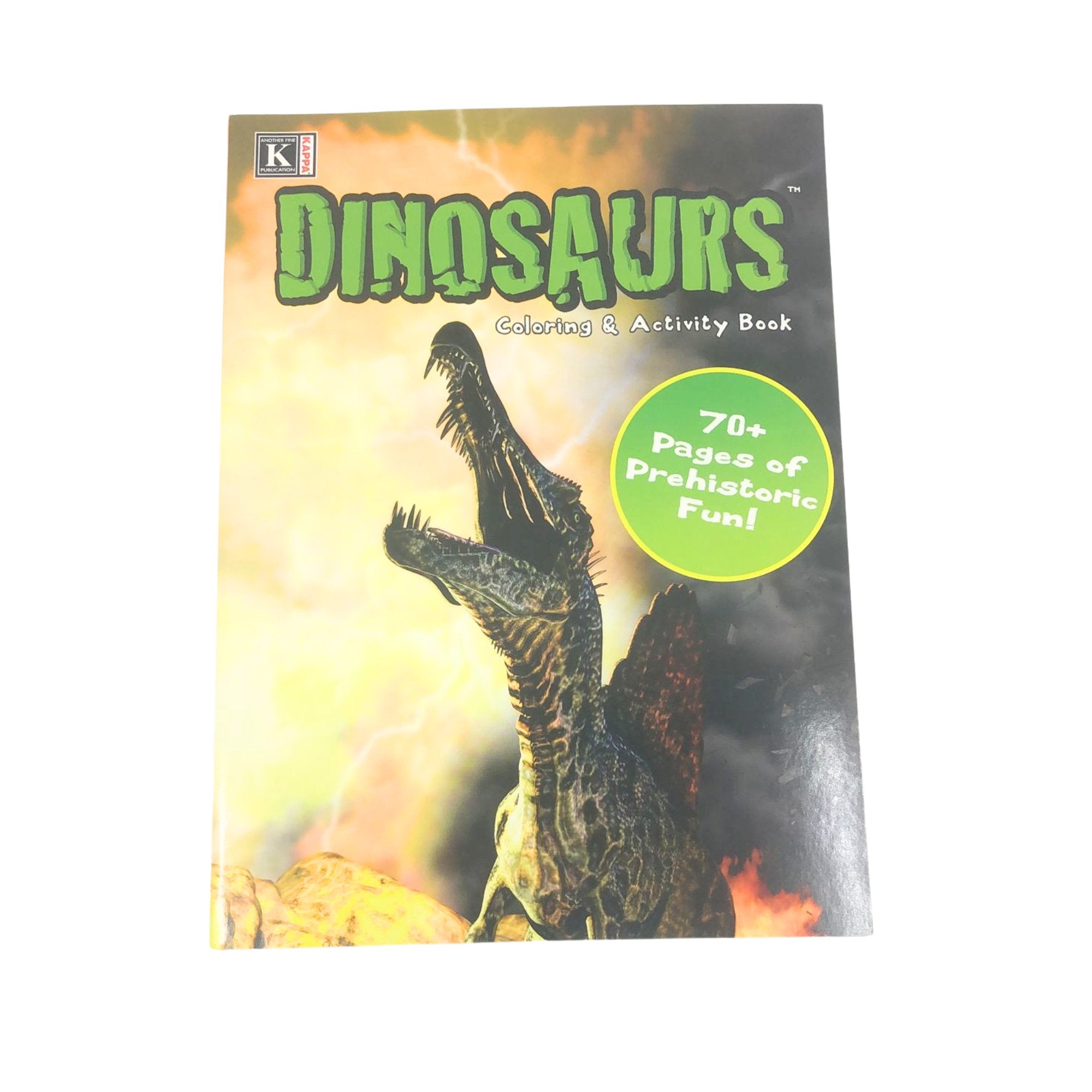 Dinosaurs Coloring and Activity Book for Kids – Roaring Fun with Prehistoric Puzzles and Pictures Coloring Books & Pads