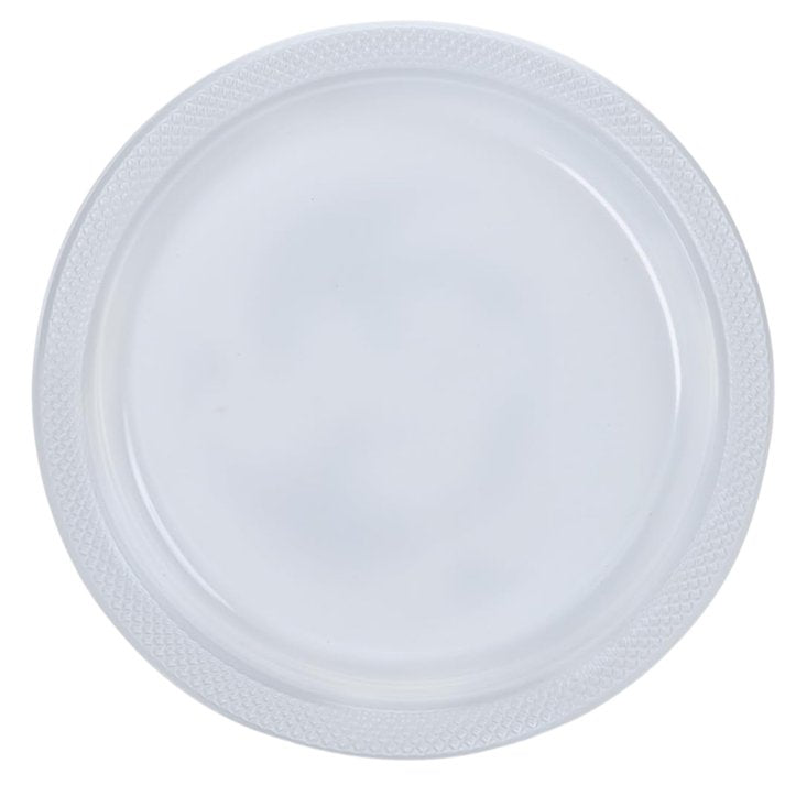 Disposable 10" Clear Diner Plastic Plates: 4 Pack Kitchen Catalog, Disposable Plates main product image