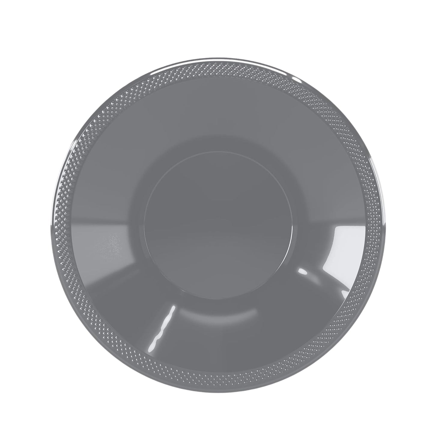 Disposable 12oz Silver Plastic Bowl