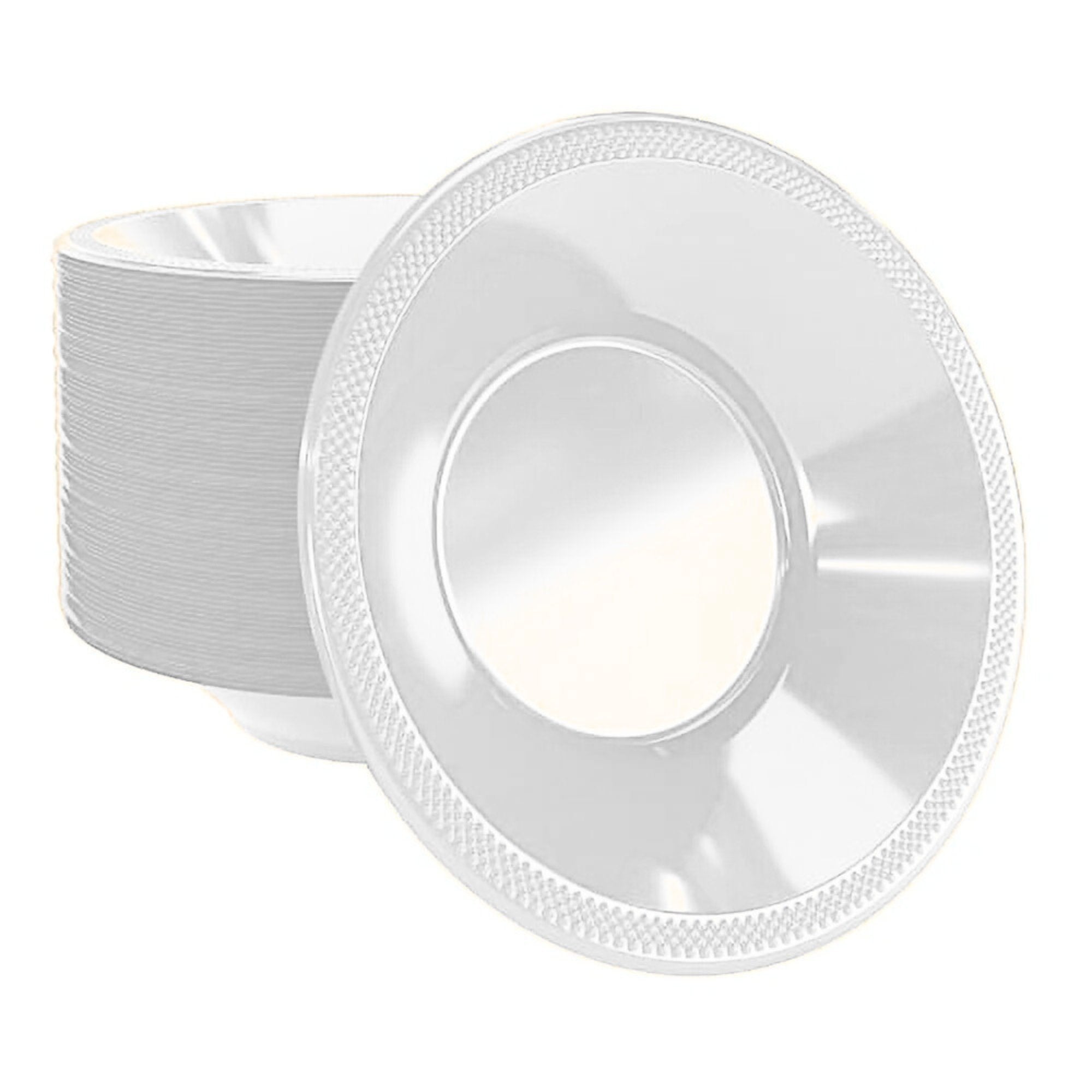 Disposable 12oz White Plastic Bowl: 6 Pack Plastic Bowls size and feature image