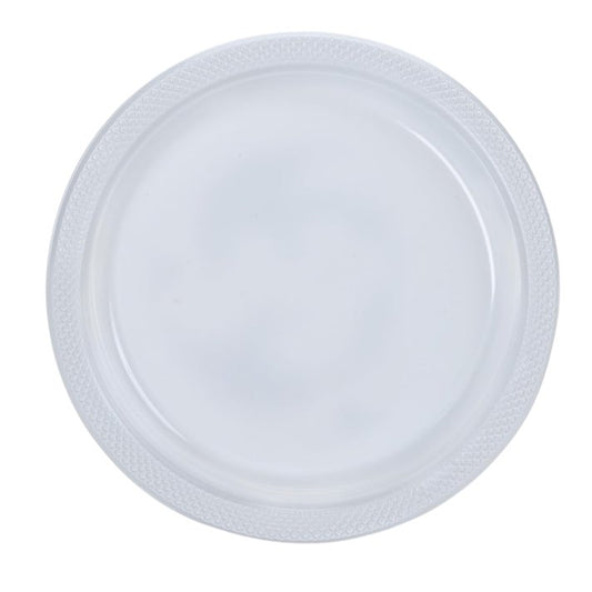Disposable 9" Clear  Diner Plastic Plates