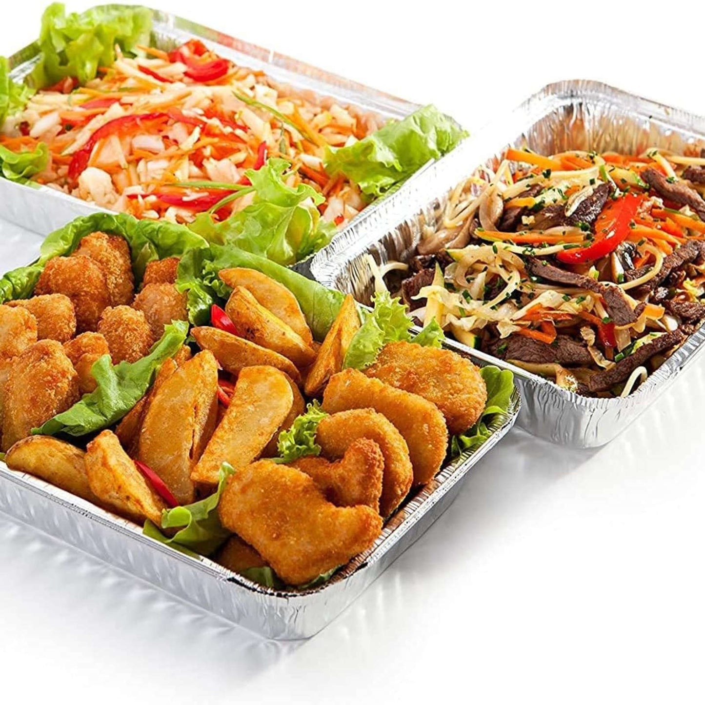 Disposable Aluminum 2.25Lb Oblong Pan 