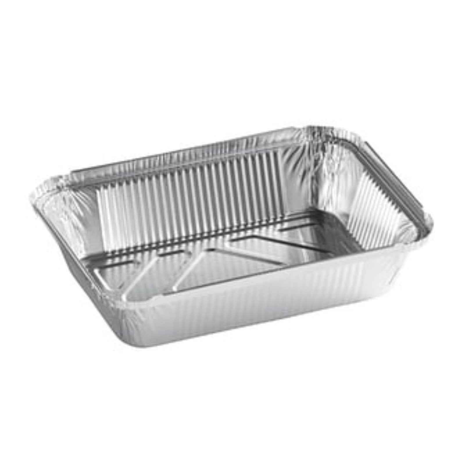 Disposable Aluminum 2.25Lb Oblong Pan 8.25" x 5.75": 4 Pack Oblong Pans Aluminum Baking main product image