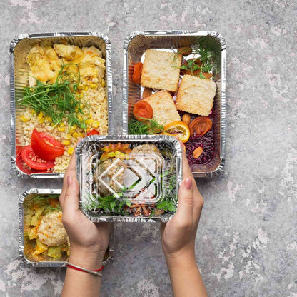 Disposable Aluminum 5Lb Oblong Pans