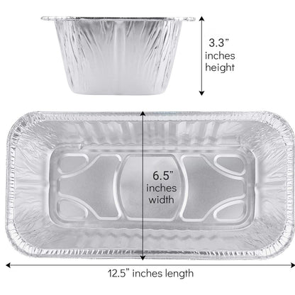 Disposable Aluminum 5lb Rectangular Loaf Pans