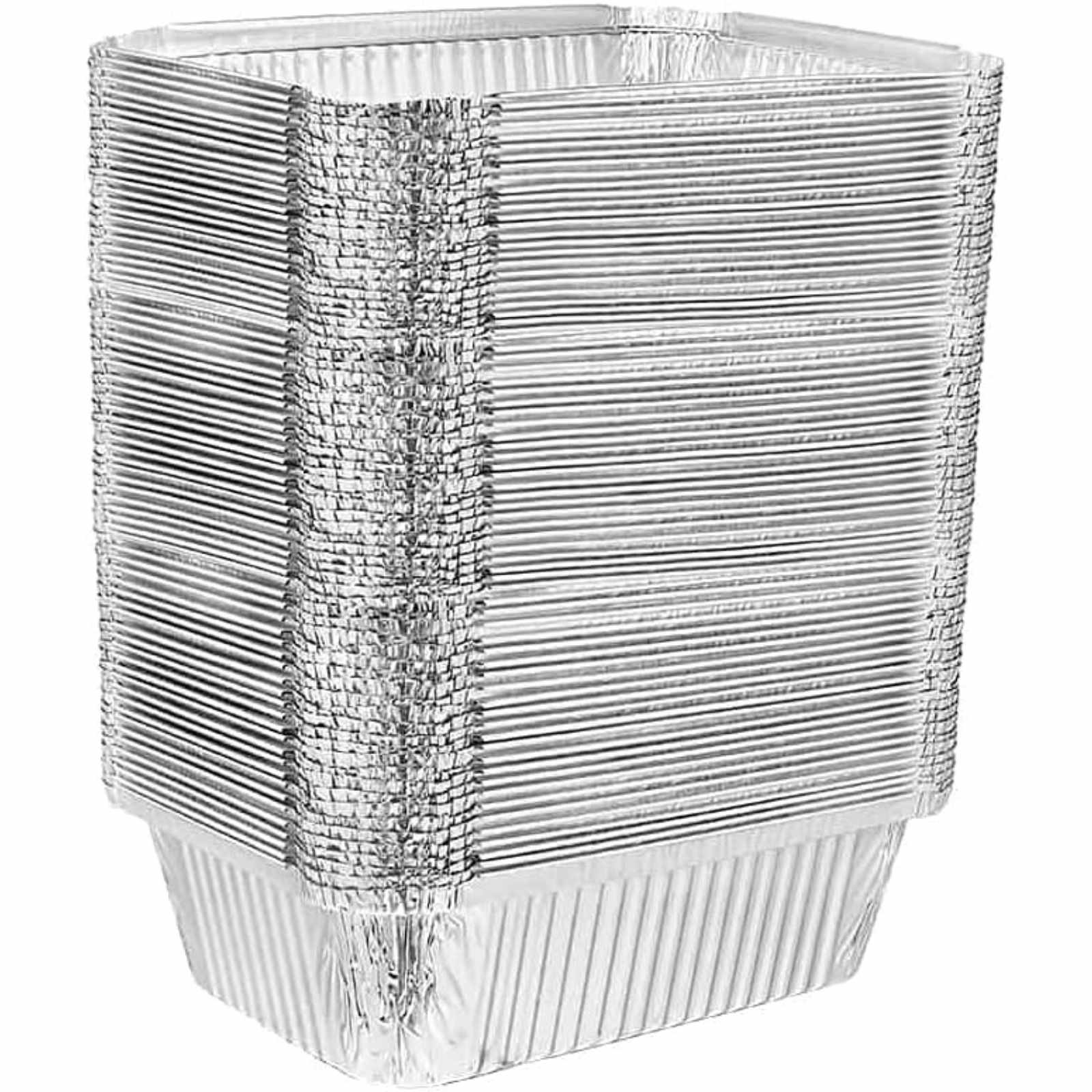 Disposable Aluminum 5Lb 9.5” x 7" Oblong Pans: 2 Pack Aluminum Baking lifestyle use image