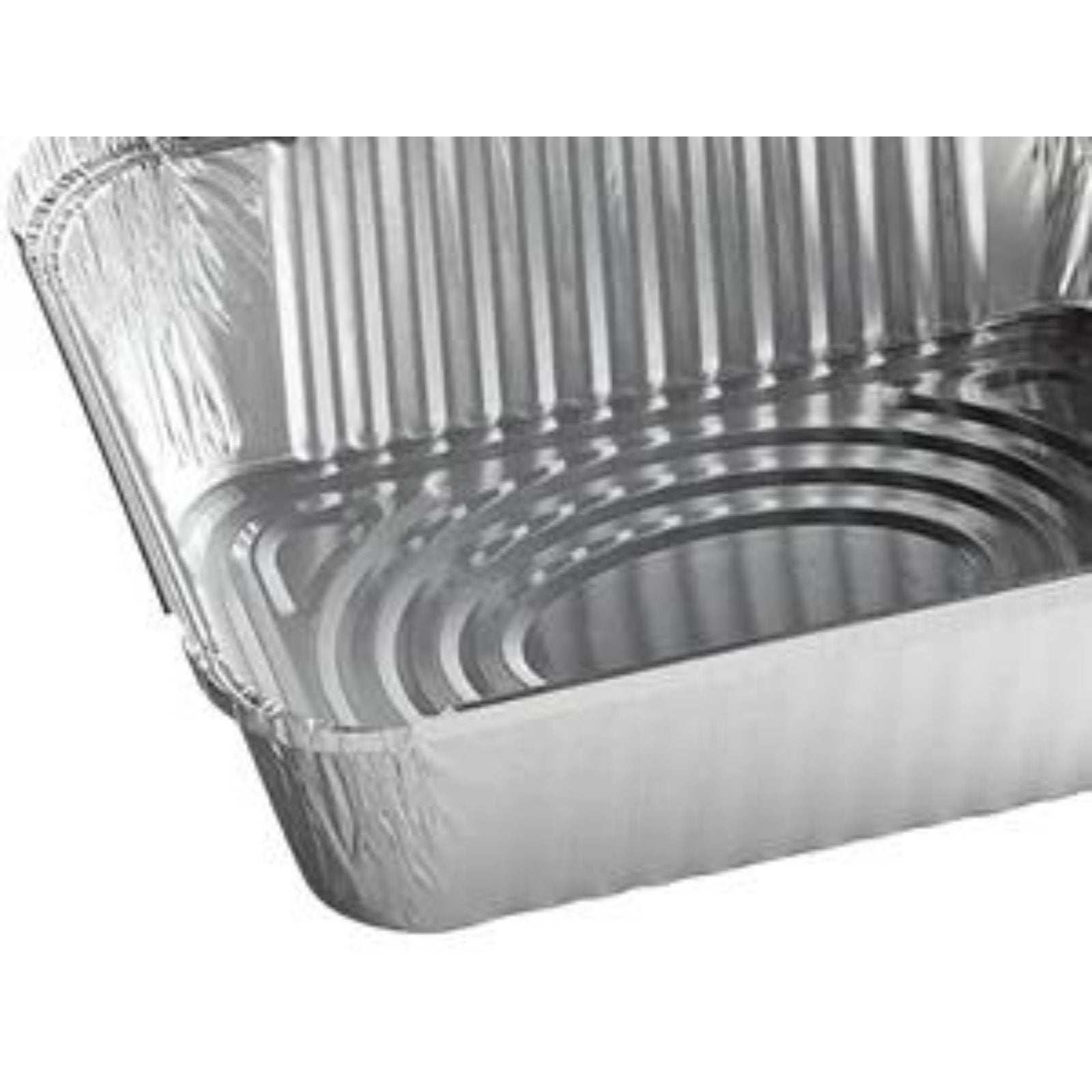 Disposable Aluminum 5Lb 9.5” x 7" Oblong Pans: 2 Pack Aluminum Baking product image 6
