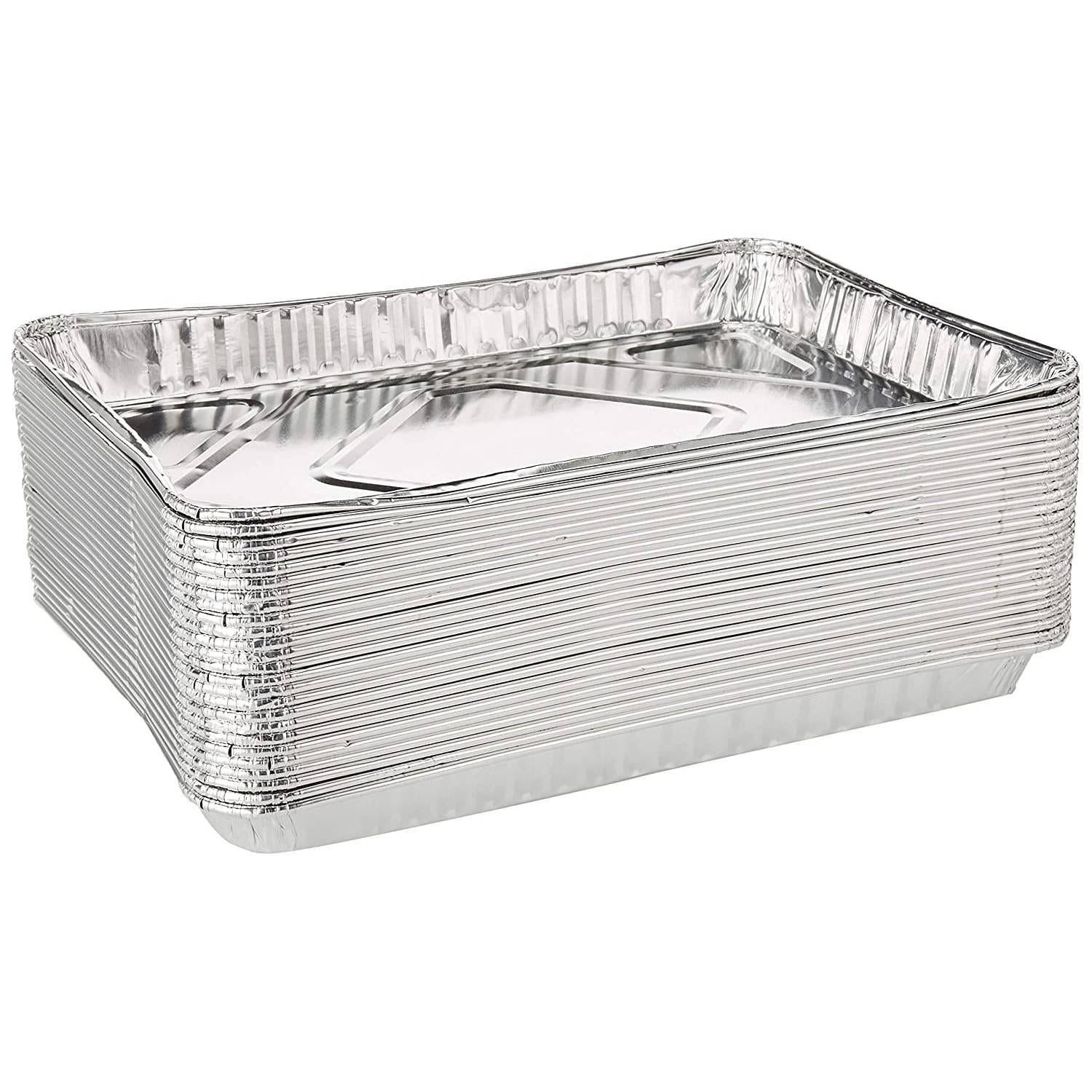 Disposable Aluminum Quarter (1/4) Size Cake/ Cookie Sheet: 2 Pack Baking & Cookie Sheets Aluminum Baking lifestyle use image
