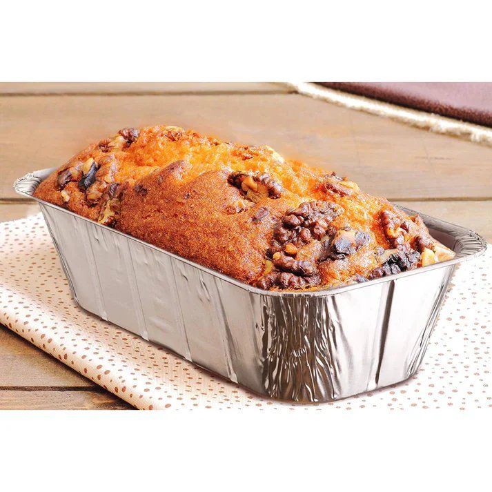 Disposable Aluminum 5lb Rectangular Loaf Pans: 2 Pack Aluminum Baking size and feature image