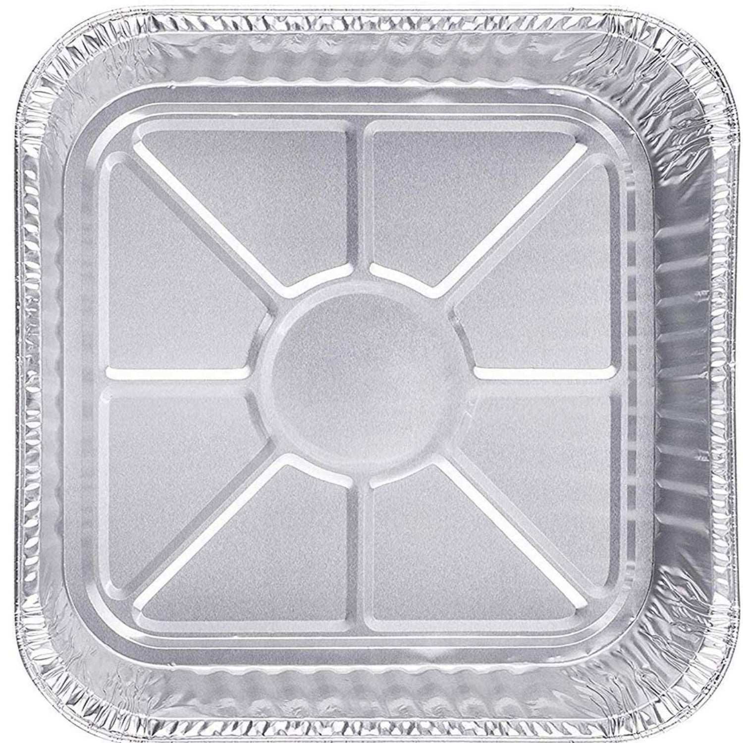 Disposable Aluminum 8" Square shallow Cake Baking Pan: 3 Pack Square Pans Aluminum Baking product image 5