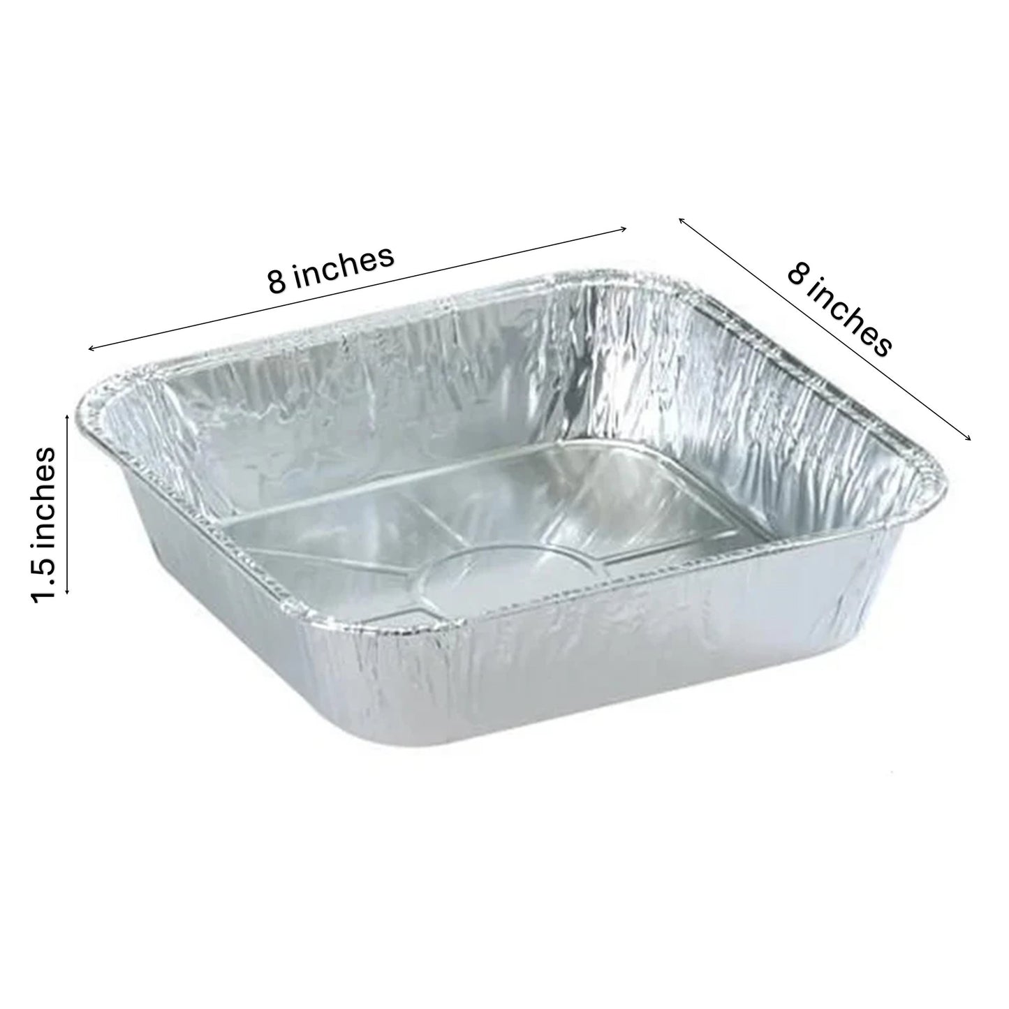 Disposable Aluminum Square shallow Cake Baking Pan