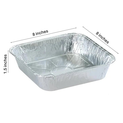 Disposable Aluminum Square shallow Cake Baking Pan