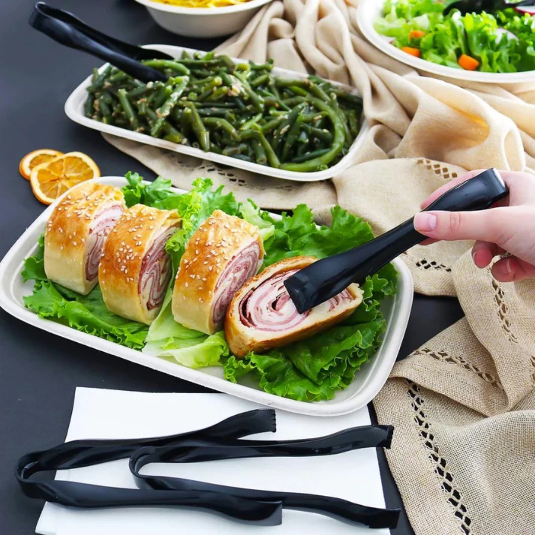 Disposable Black Plastic Heavy Serving Forks 3 Pack Disposable Utensils product image 8