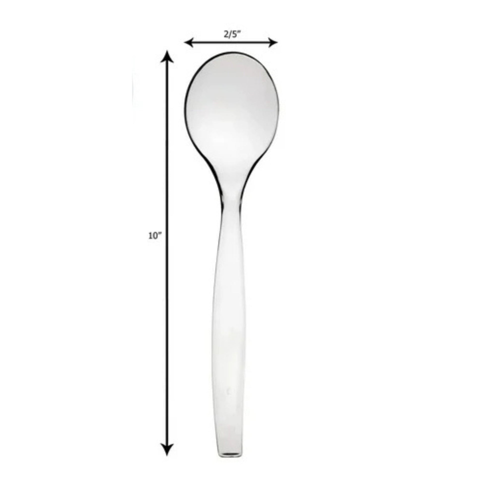 Disposable Clear Plastic Serving Spoons