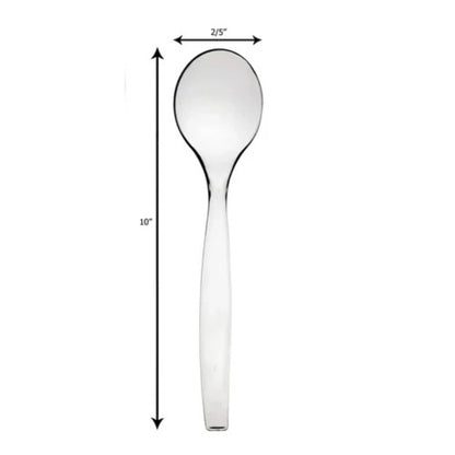 Disposable Clear Plastic Serving Spoons