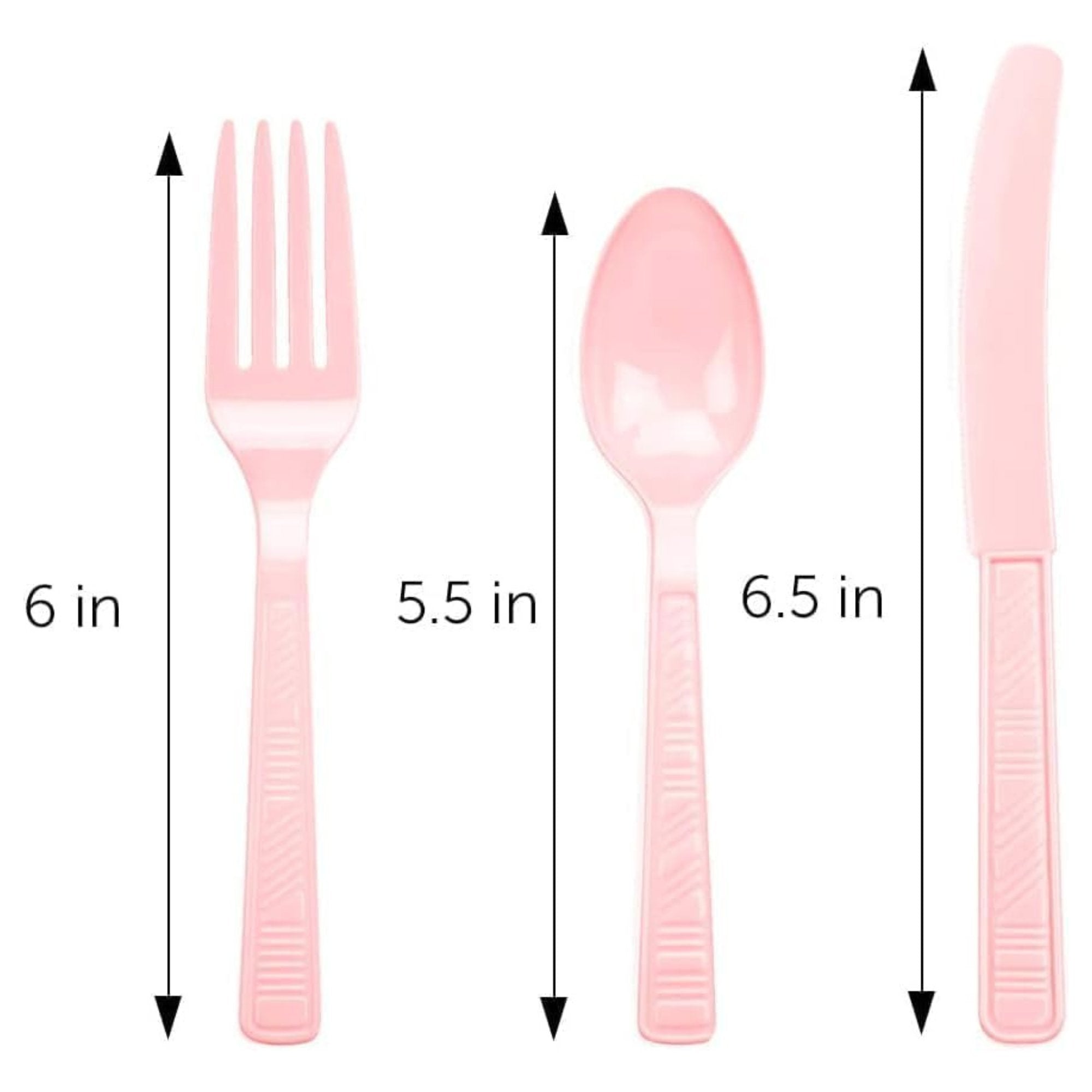 Disposable Pink Combo Cutlery Set: 48 Pack Kitchen Catalog, Cutlery product detail image