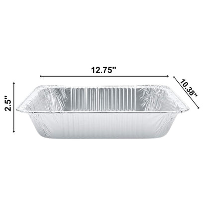 Disposable Regular weight 9×13 Deep Half Size Aluminum Pans