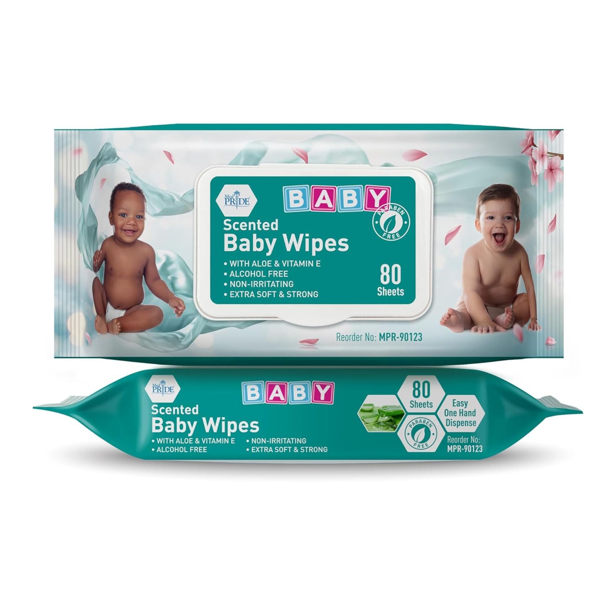 Disposable Scented Baby Wipes: 80 Pack Disposable Baby Wipes Kids Accessories Wipe main product image