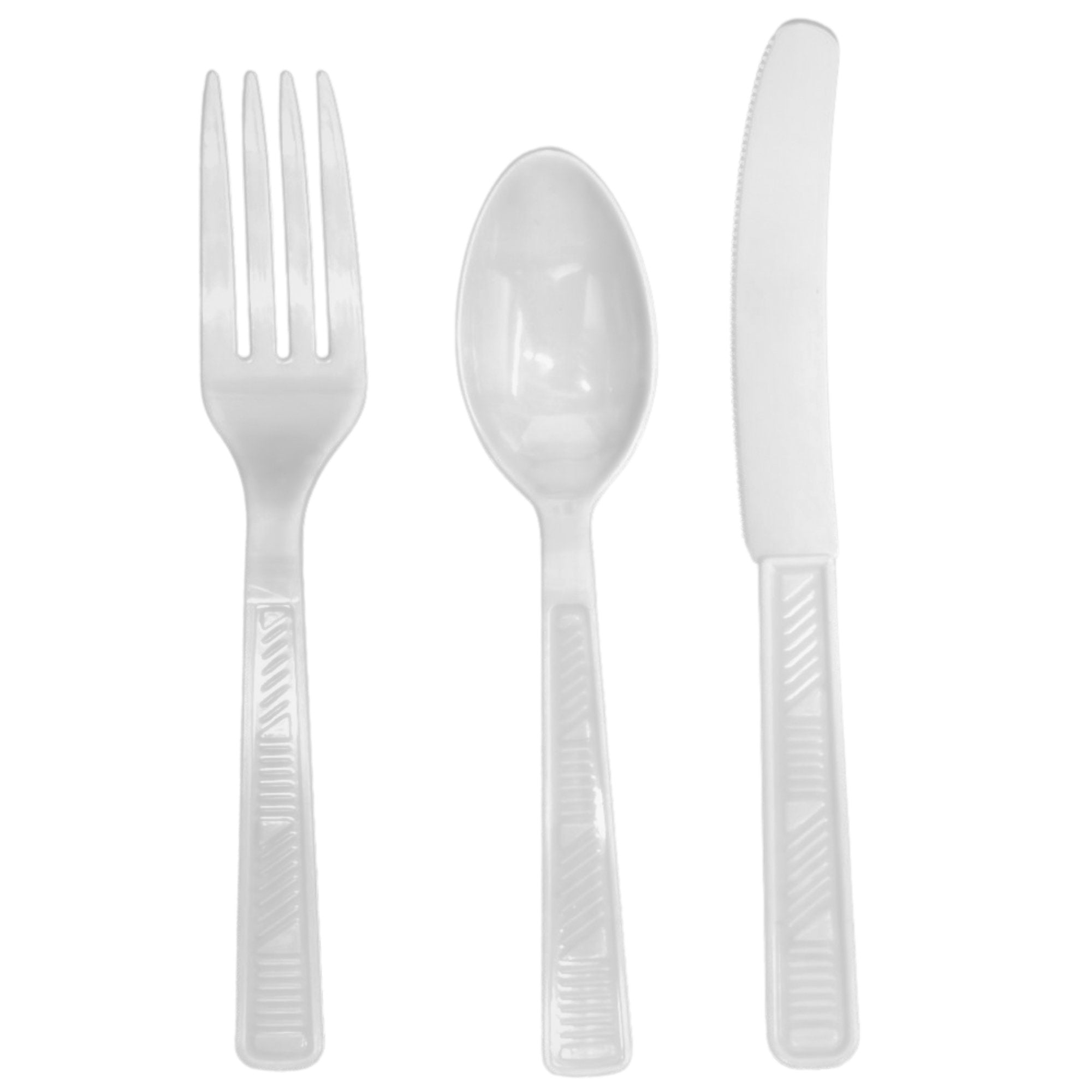 Disposable White Combo Cutlery Set: 48 Pack Kitchen Catalog, Cutlery main product image
