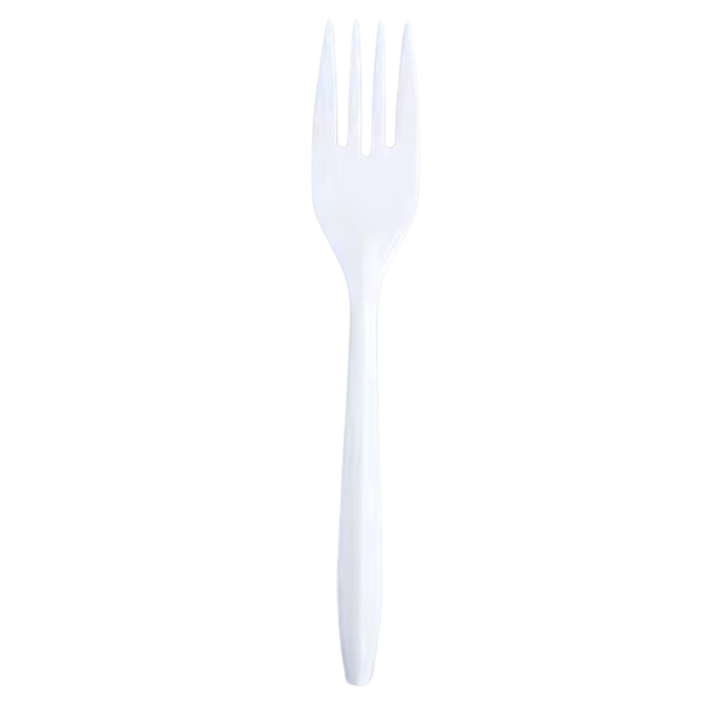 Disposable White Forks In Zipper Bag