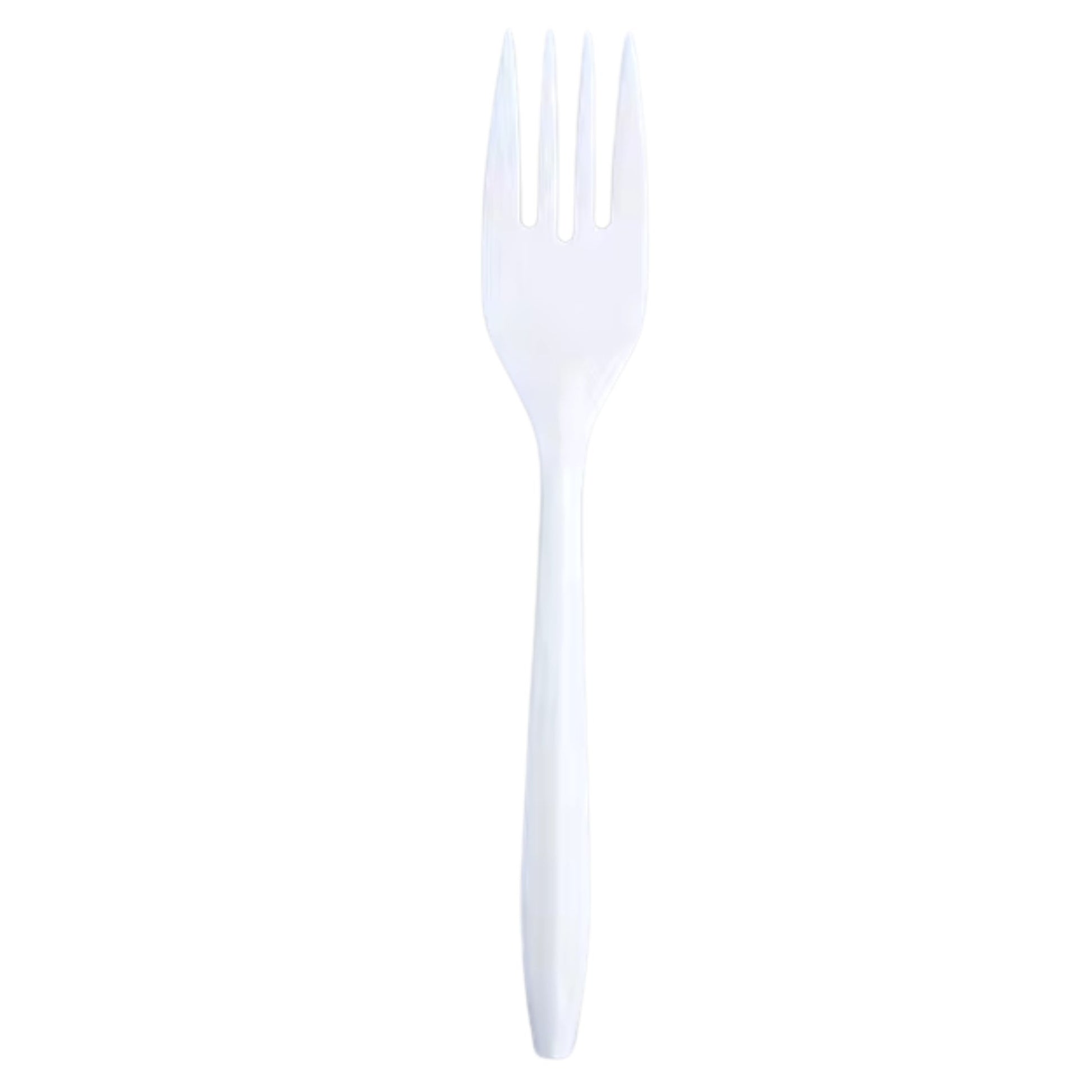 Disposable White Forks In Zipper Bag