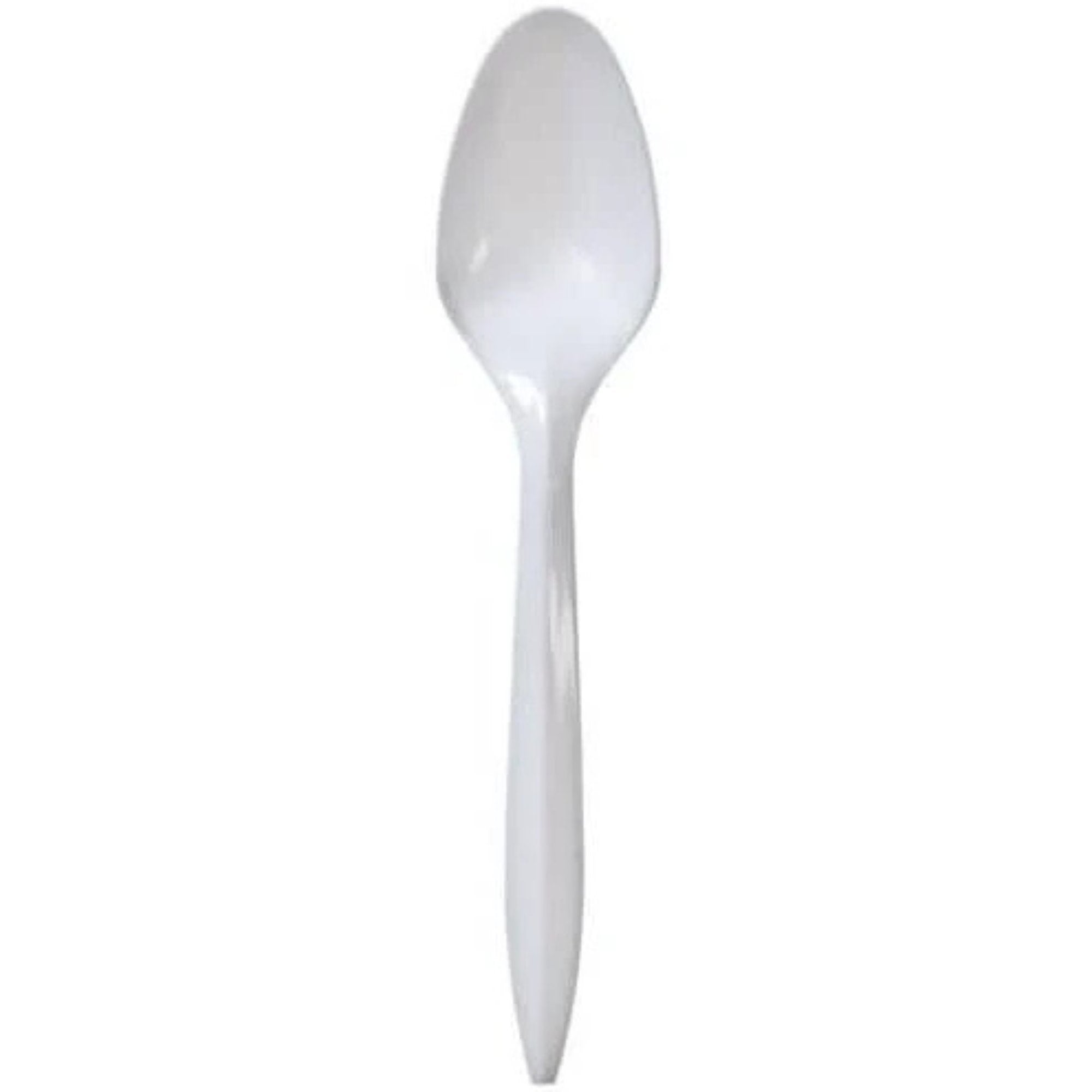 Disposable White Tea Spoon In Zipper Bag: 51 Pack Disposable Spoons size and feature image