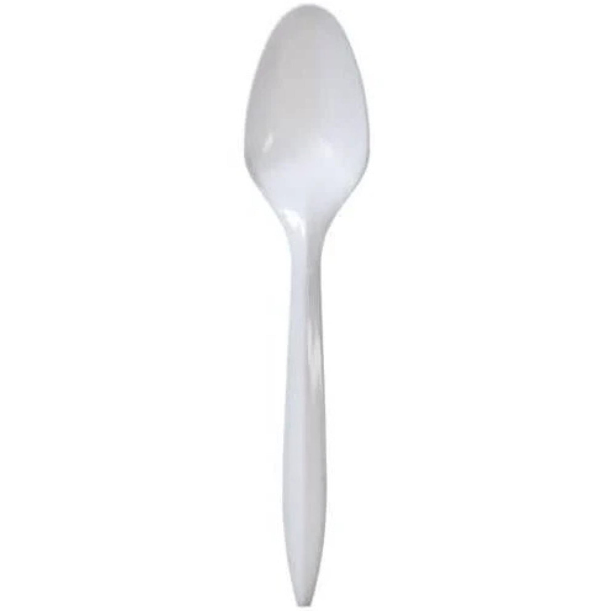 Disposable White Tea Spoon In Zipper Bag