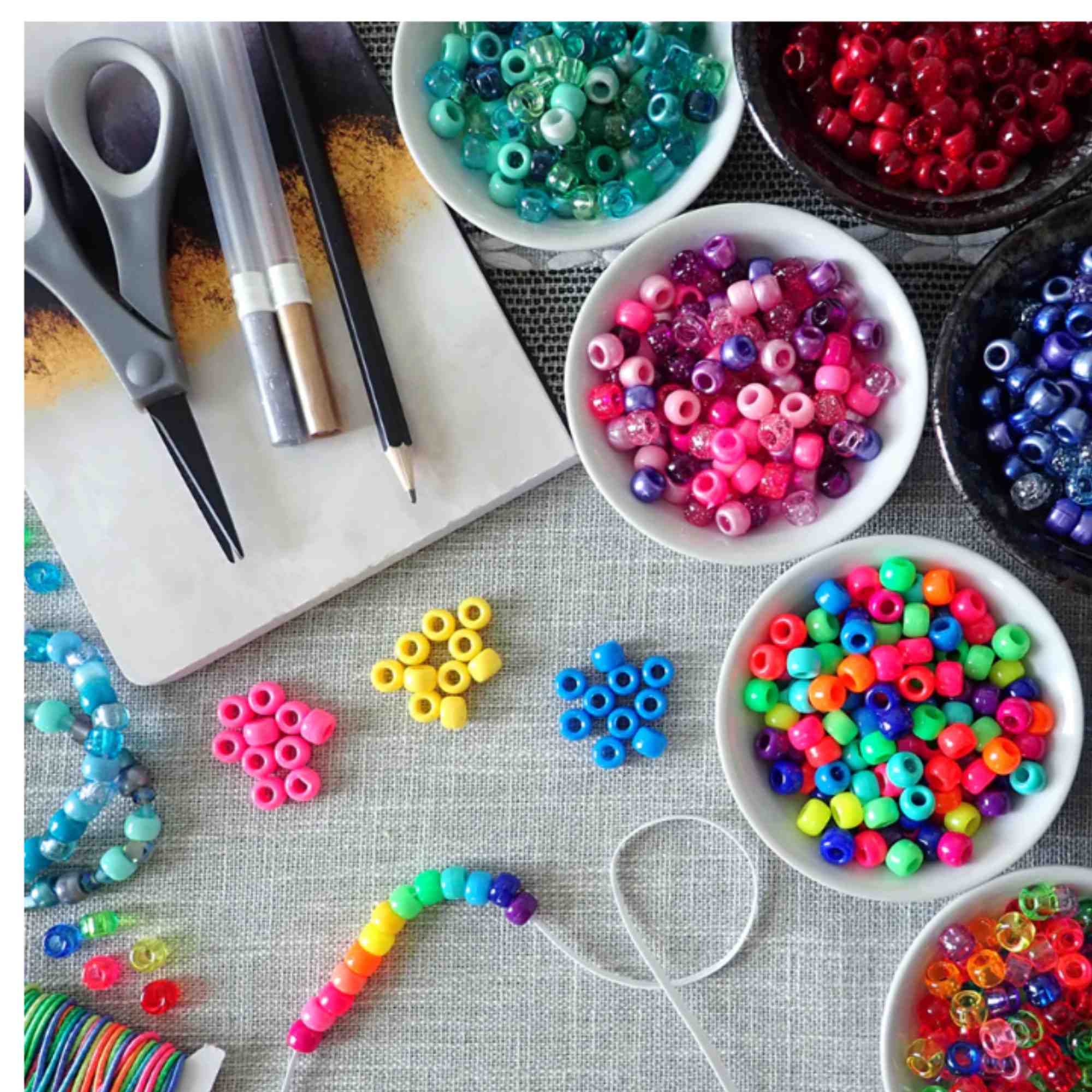 Deluxe Large Purple Bead Kit: 50 Pack Bead kit DIY product image 5