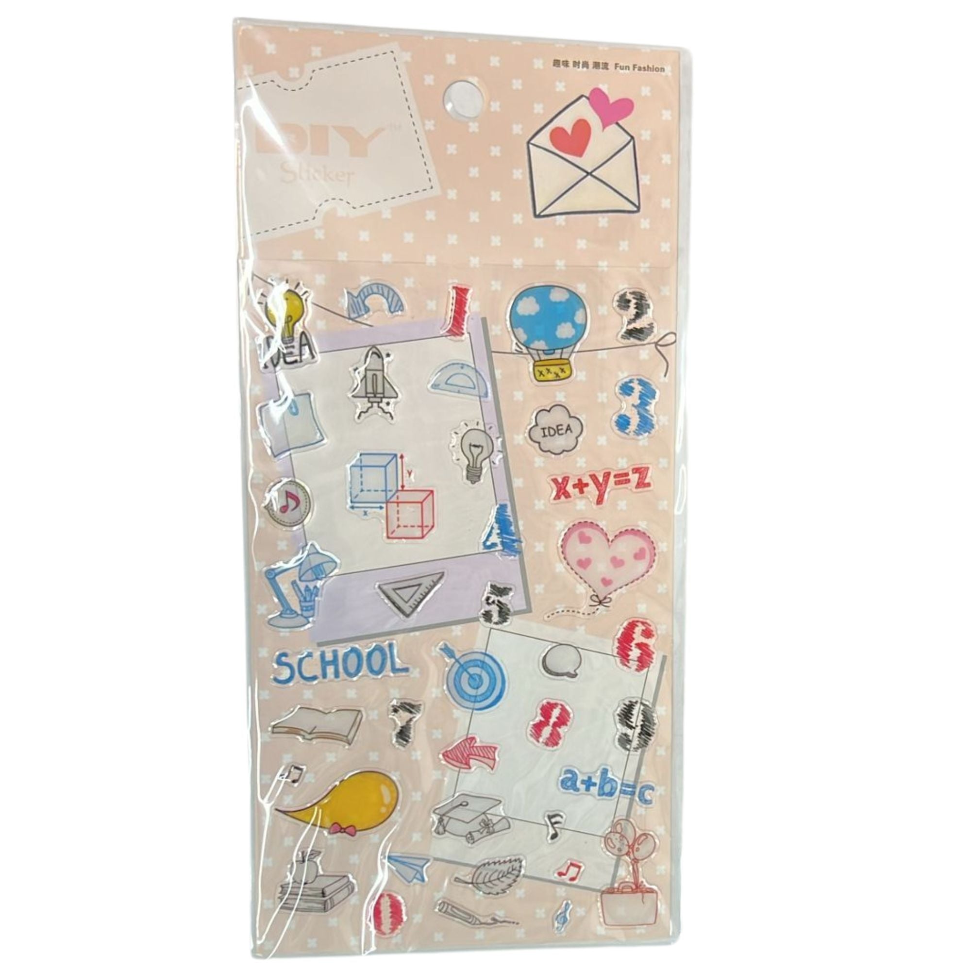 DIY School Stickers – Creative & Customizable Stickers: 1 Pack main product image