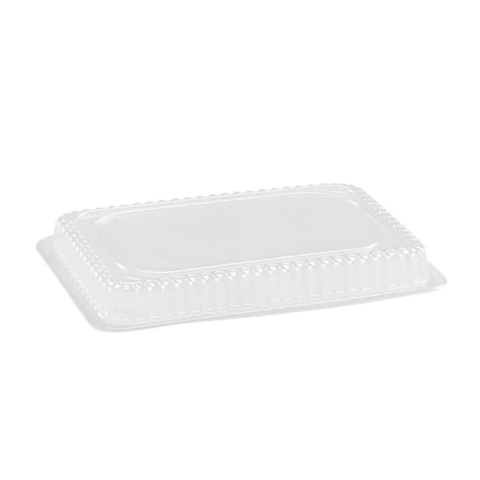 Dome Lids For 2.25Lb Aluminum Oblong Pans 8.25" x 5.75": 4 Pack Oblong Pans & Lids Aluminum Baking main product image