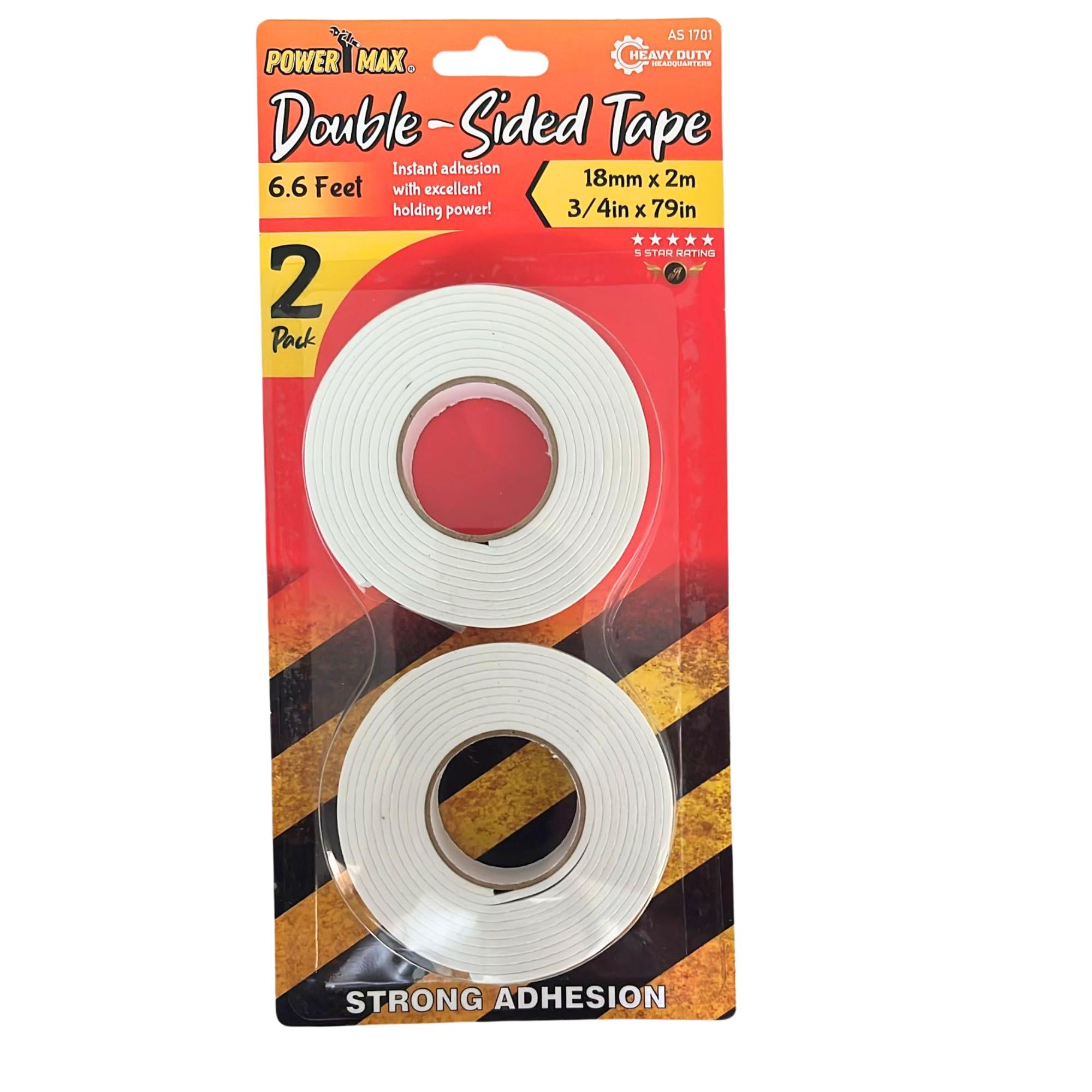 Double Sided Tape – 3/4 x 79 Inches: 2 Pack DIY Special Occasions main product image