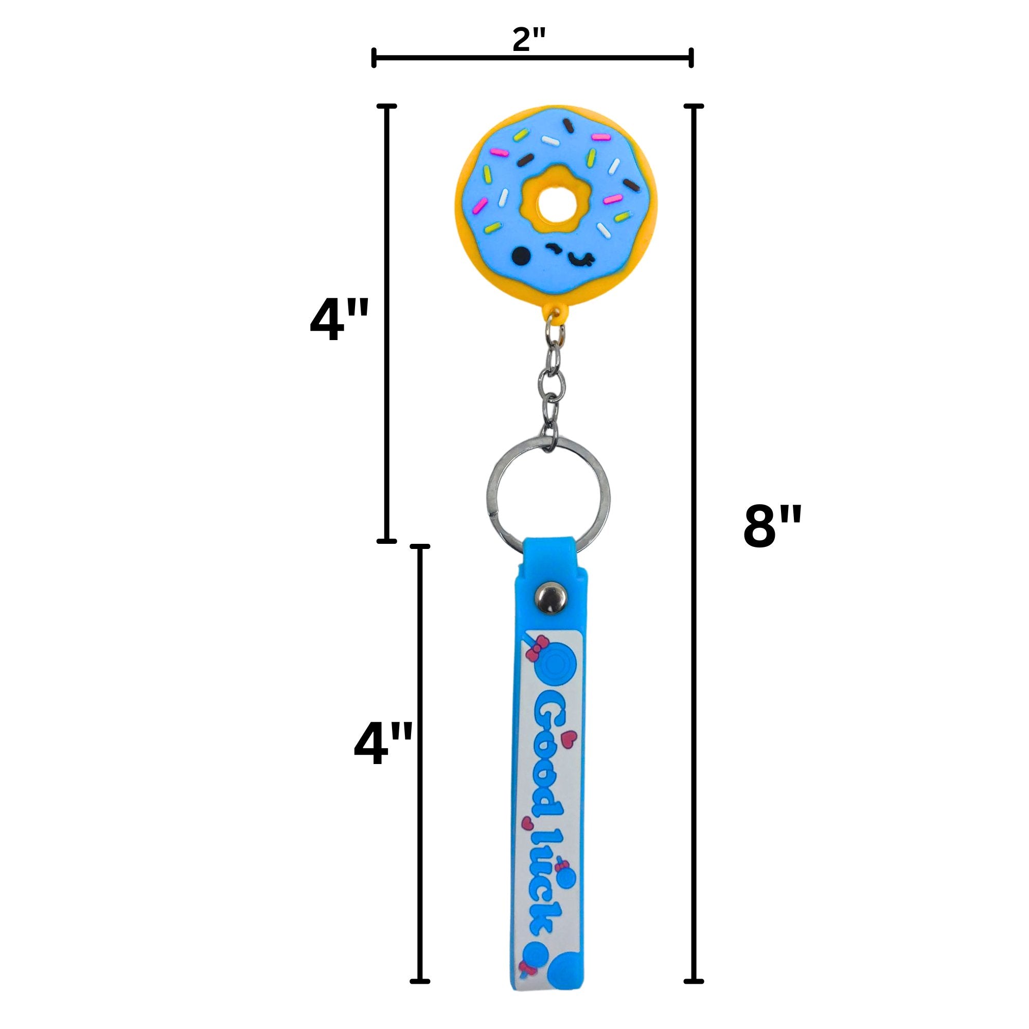 Doughnut Key Chain Colorful Accessory for Sweet Style on the Go: 1 Pack Keychain Novelty & Souvenir Catalog product detail