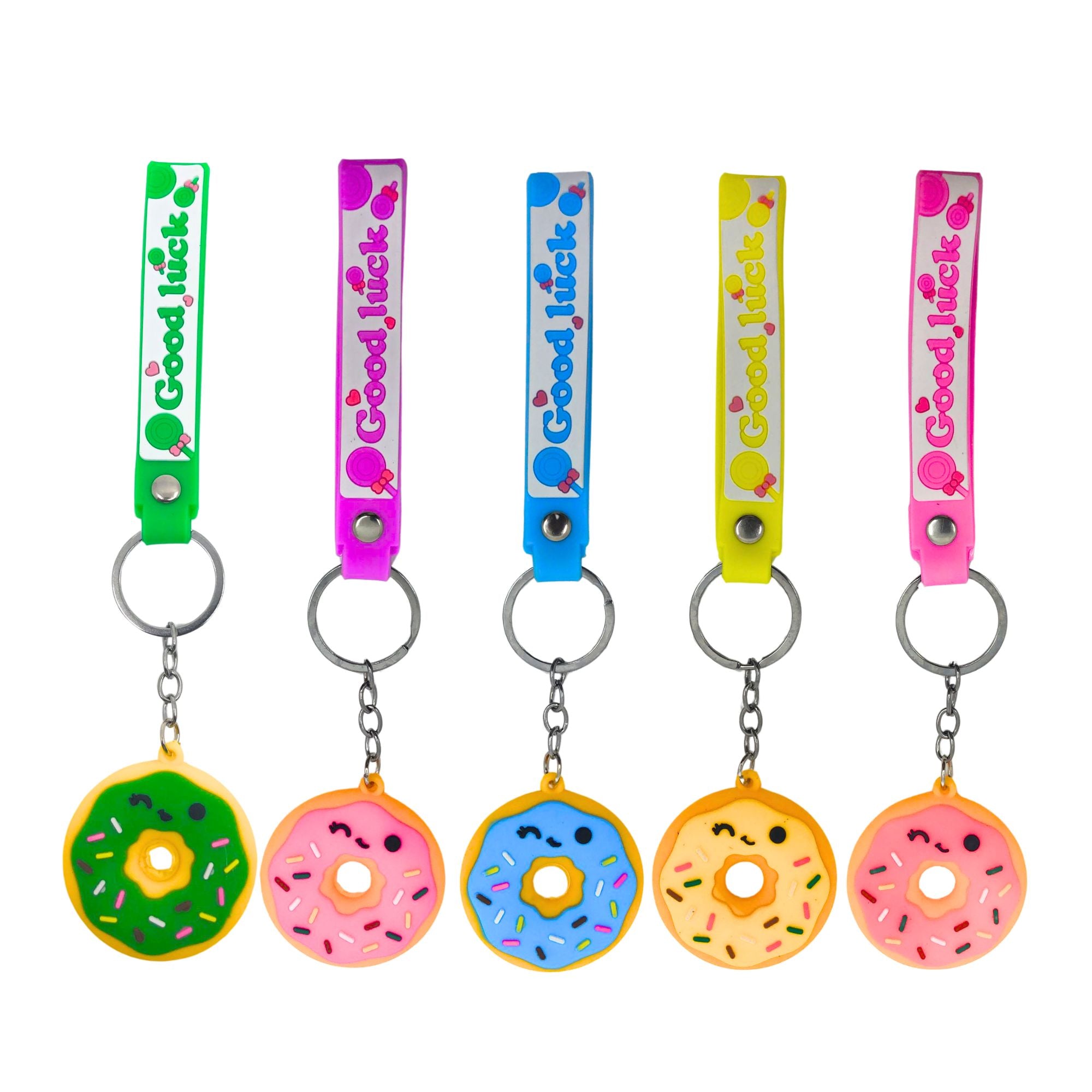 Doughnut Key Chain Colorful Accessory for Sweet Style on the Go: 1 Pack Keychain Novelty & Souvenir Catalog main product