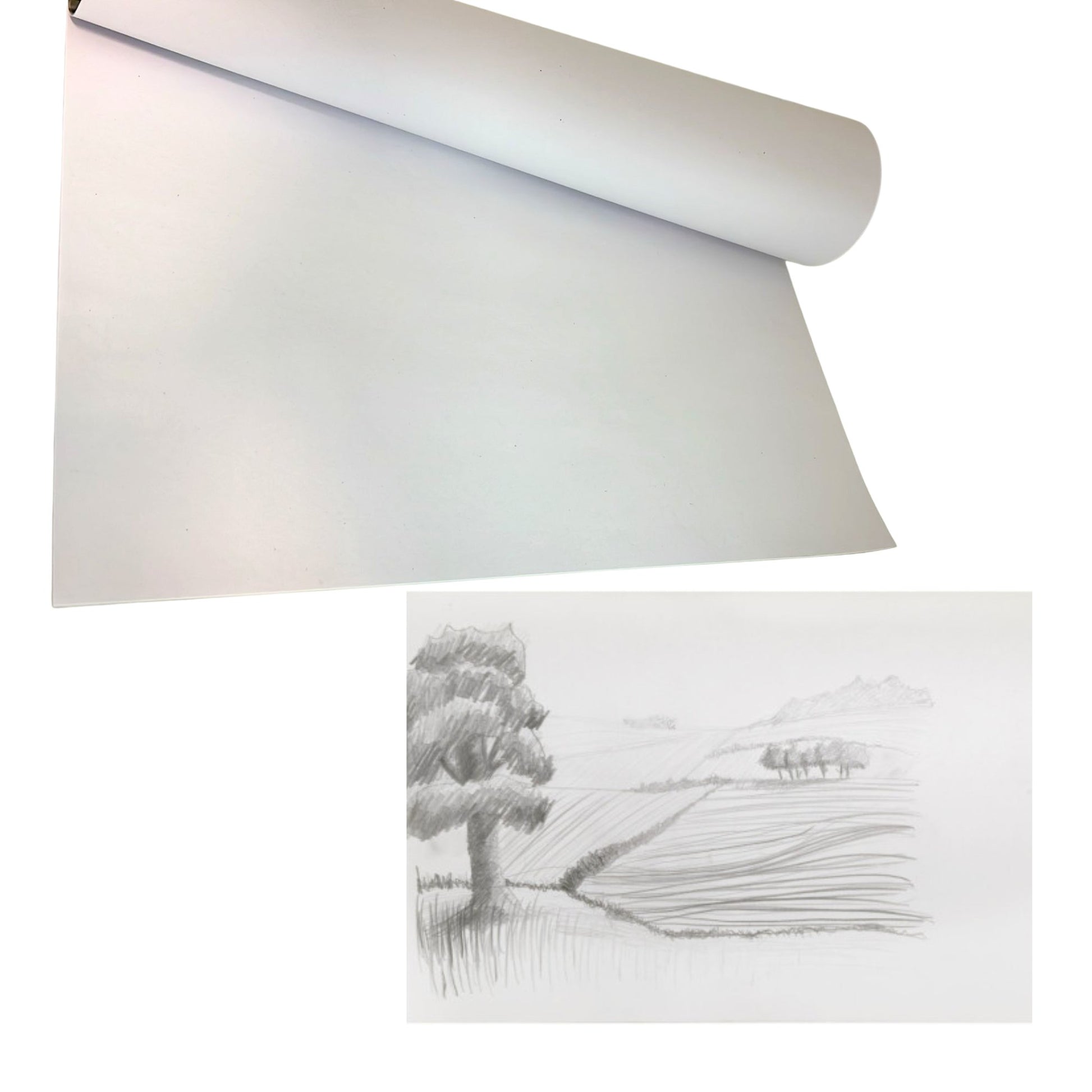 Drawing Pad White Sheets, Professional Drawing Series