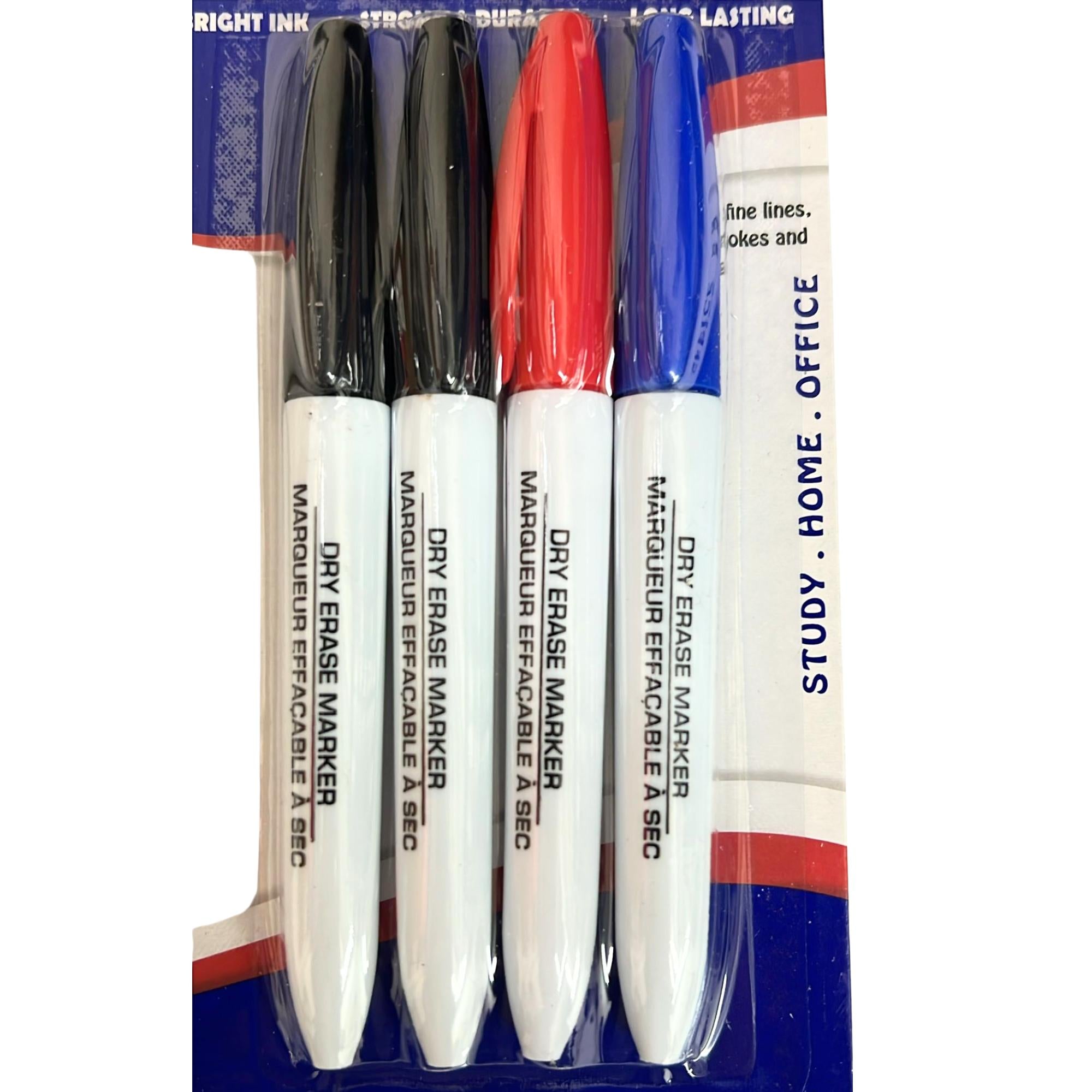 Elite Series –Dry Erase Markers: 4 Pack Markers School product detail image